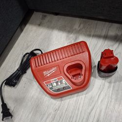 Milwaukee Battery + Charger