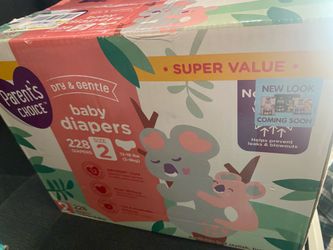 Size 2 diapers (228)