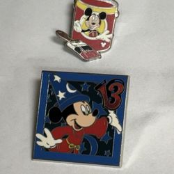 Disney Mickey Mouse pins (2)