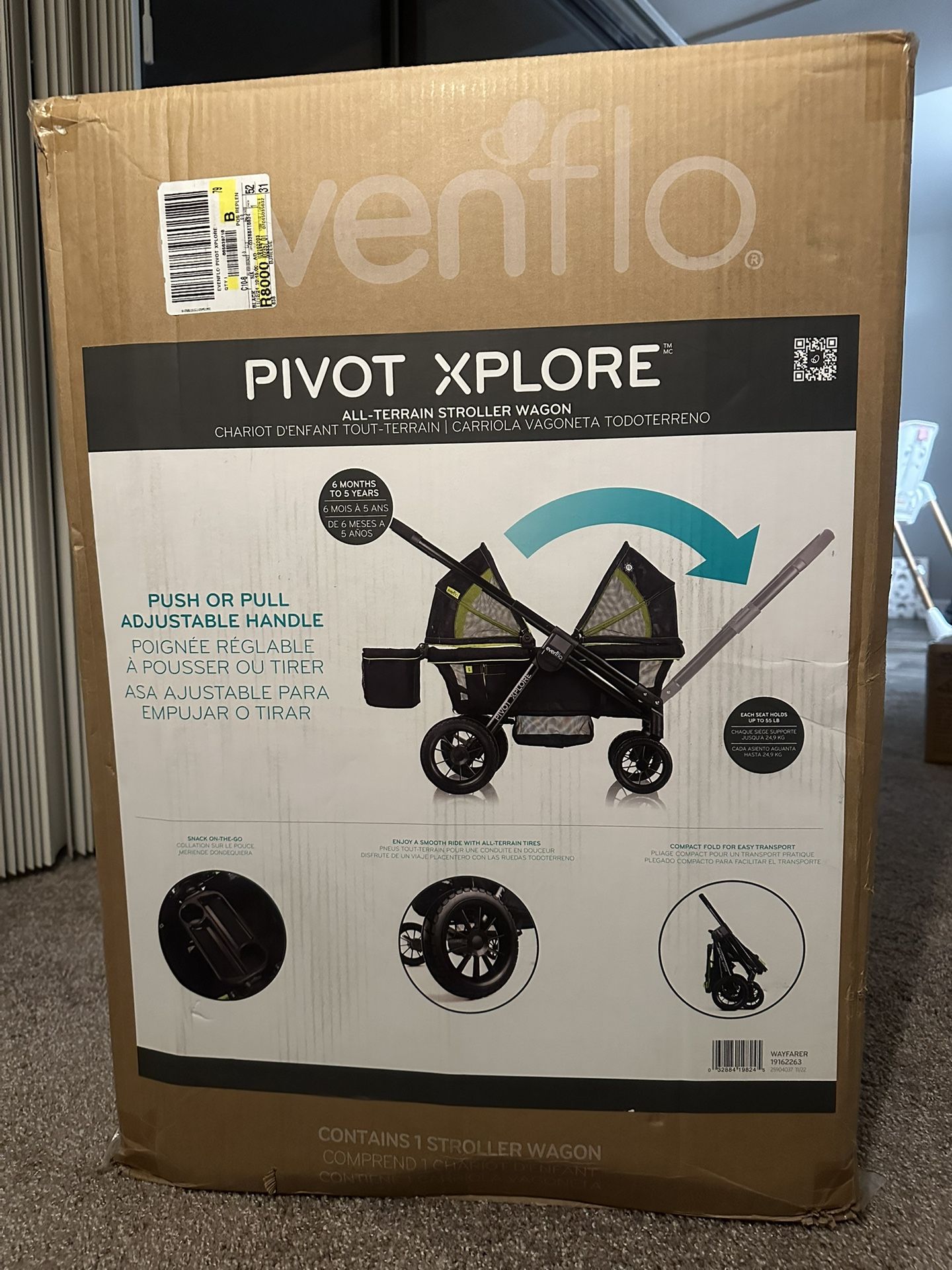 Evenflo Pivot Xplore Double Stroller