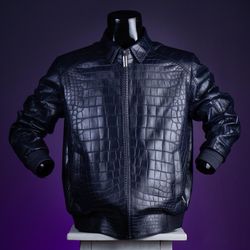 Exclusive Genuine Crocodile Leather Jacket