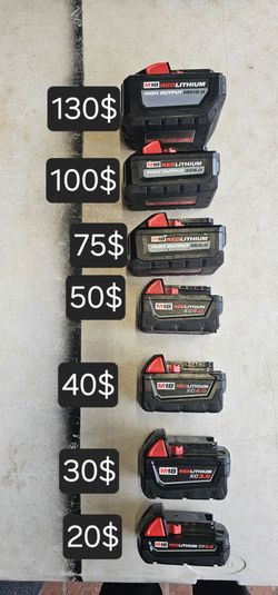 Milwaukee battery m18