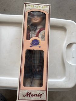 Vintage Menie Porcelain Doll