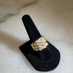 Nugget Ring 10k Size 7.5 