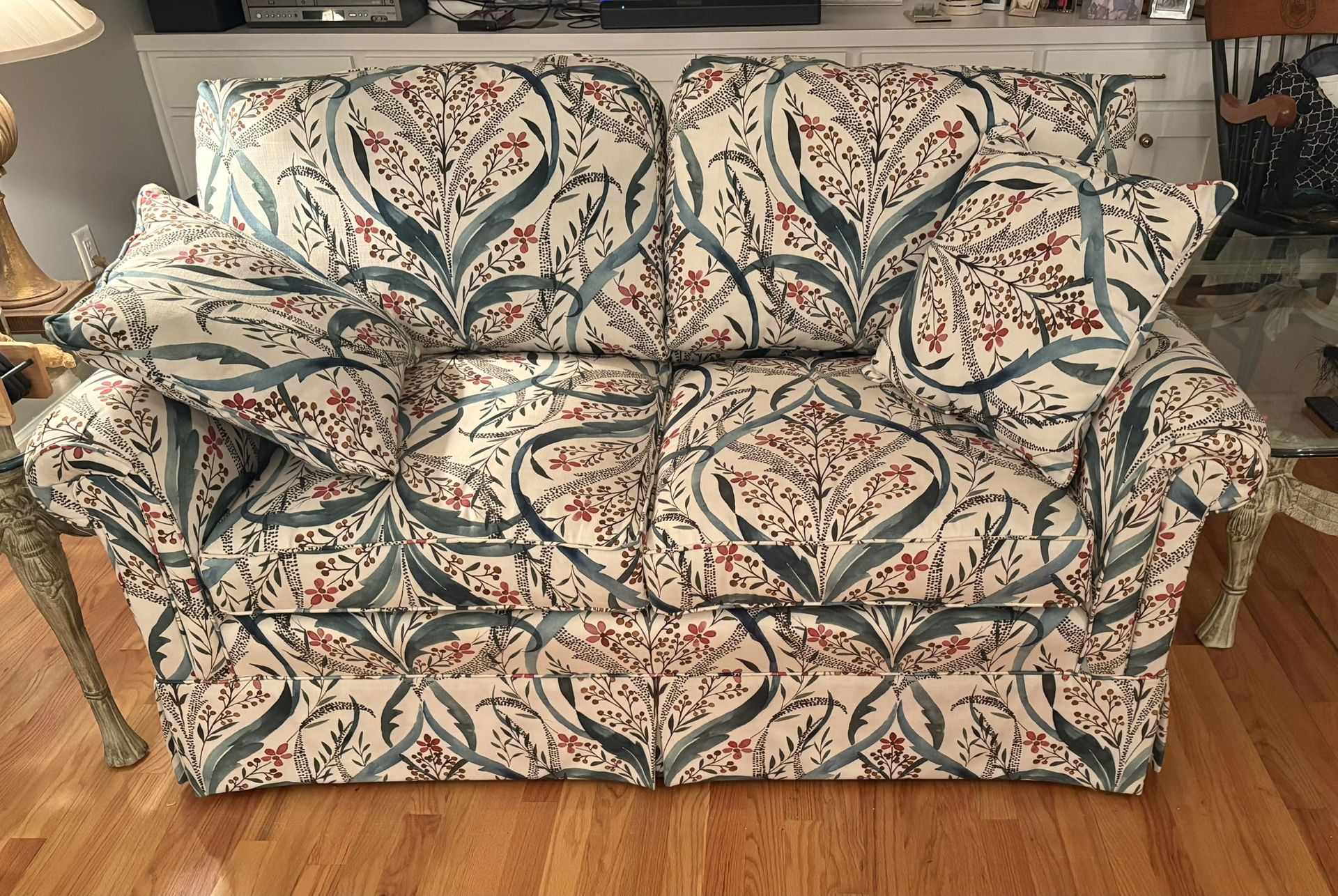 Custom Covered 66” Love Seat