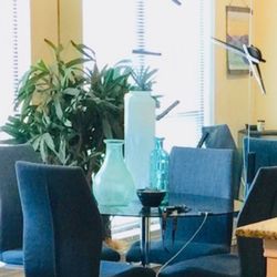 Dinner Glass Table Set 