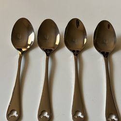 Mickey Mouse Disney Spoons Stainless Steel 4 Spoons Kitchen Utensils Disney Fans