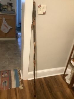 Wood walking stick new