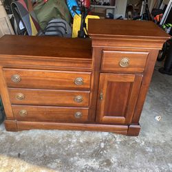 Heavy Wood Dresser/Changing Table 