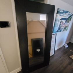 Huge Mirror And Huge Canvas Painting