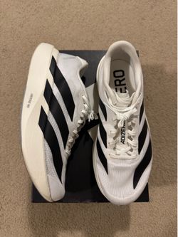 adidas Adizero Evo SL White Black Size 8.5