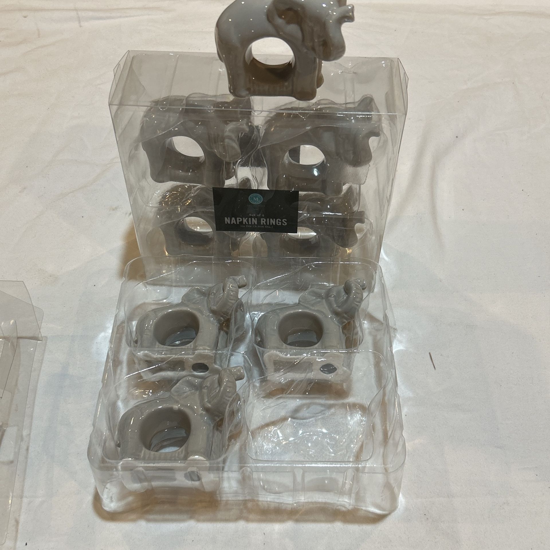 Elephant Dinner Napkin, Ring Holders