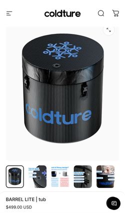 Coldture Barrel Lite Icebath