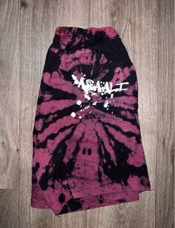 Assali Burgandy Tie Dye Size M - Read Description