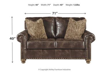 Nicorvo Loveseat Coffee