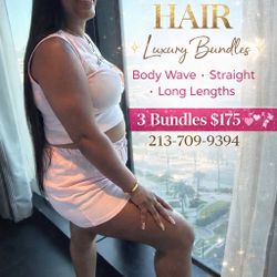 Luxury Hair Bundles – 3 Bundles $175