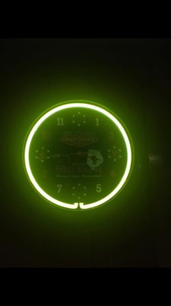 Neon Crazy jacks poker Texas holdem clock