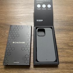 NEW Caudabe Sheath iPhone 16 Pro Max Case - Titanium Gray with MagSafe