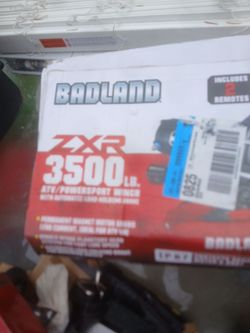 Badlands atv powersport winch 3500lb