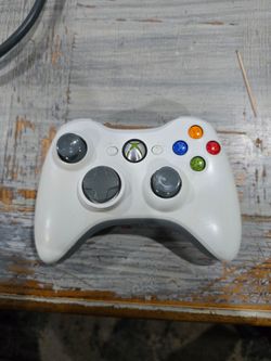 Microsoft Xbox 360 OEM  White Wireless Oficial  Controller Fully Tested