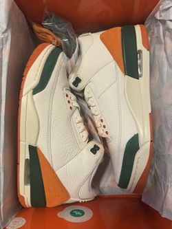 Jordan 3 Sole Fly Miami Size 8 New