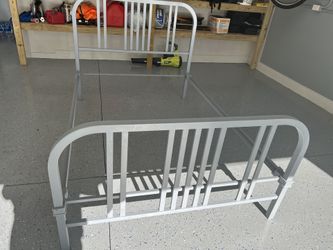 Twin Metal Frame Bed