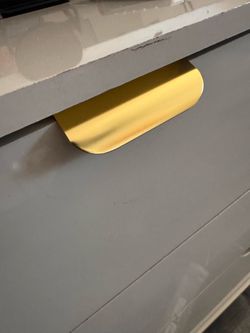 3”x1-1/2” cabinet hardware drawer handle knob pull 9golden pcs aluminum