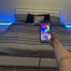 All-inclusive bed and its bedside tables