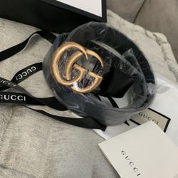 Gucci Double G Leather belt