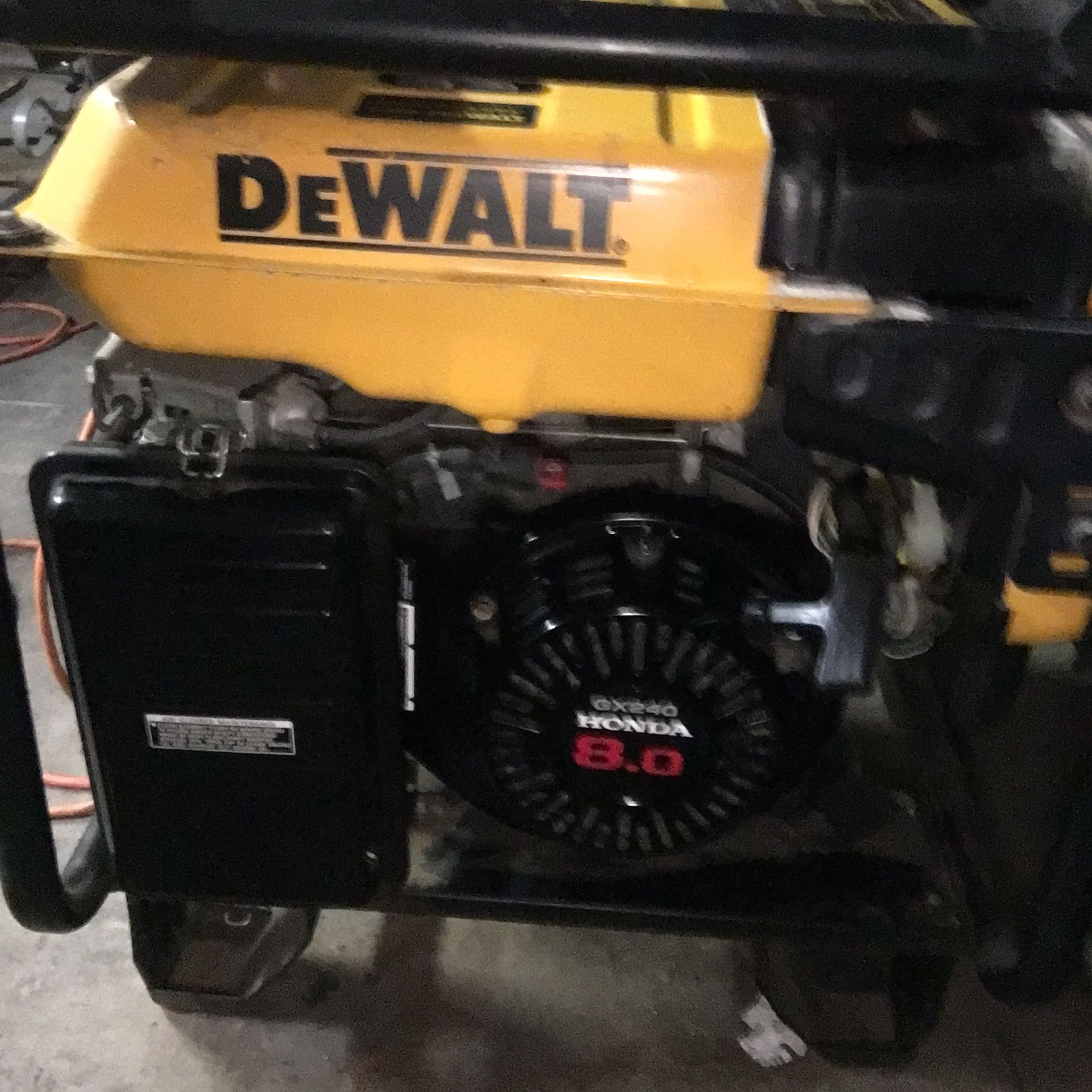 Dewalt Generator In Excellent Condition