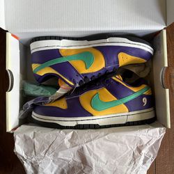 NIKE DUNK LOW COURT PURPLE/ CLEAR EMERALD