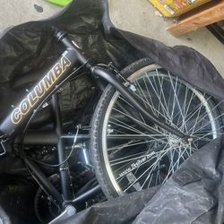 Columbia Alloy Folding Bike Black