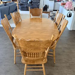 Dinning Table Set 6 People 