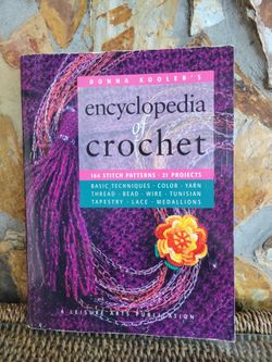 DONNA KOOLER'S Encyclopedia of Crochet-164 Stitch Patterns-21 Projects