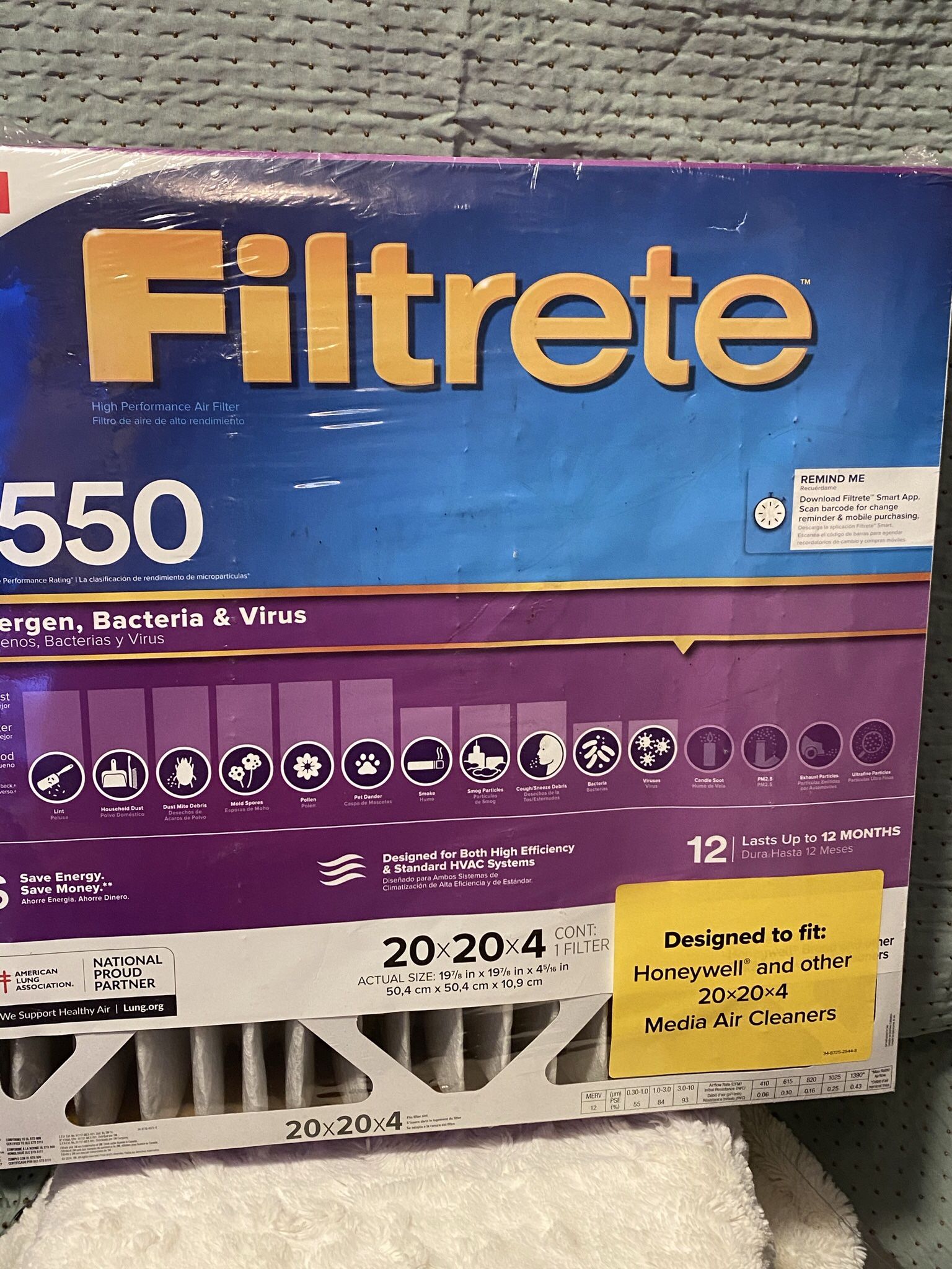 3M Filter 20x20x4