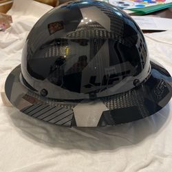 LIFT SAFETY DAX CARBON FIBER FULL BRIM HARD HAT BLACK CAMO