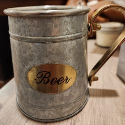 Galvanized Beer Mug