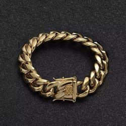 14k Gold Plated Cuban Link 