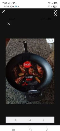 Double Handle 12" Cast Iron Skillet. New