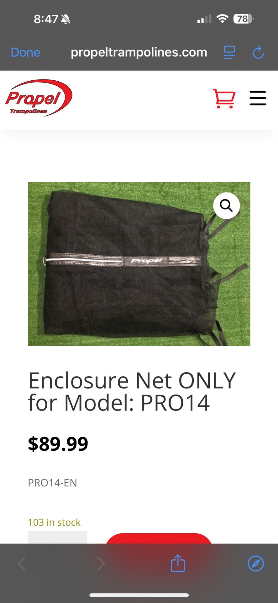Free Trampoline Net
