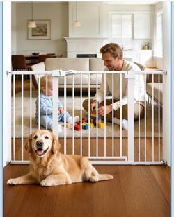 36’’ Tall Baby Gate ,29-55 Ines Wide Auto Close Pressure Mounted Dog Gate, Pet Gate