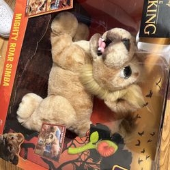 FurReal Mighty Roar SIMBA Disney The Lion King Interactive Plush Toy NIB