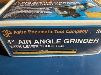 Astro Pneumatic 4” Angle Grinder