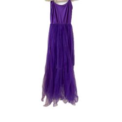 Purple Waist Tulle Dress Size Girls M dress up/costume party