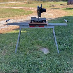 Miter saw and stand