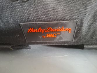 Harley-Davidson by SAC Motorcycle Luggage Bag Black Nylon