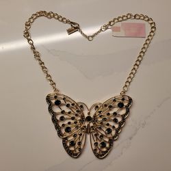 Jessica Simpson Necklace LARGE Butterfly
