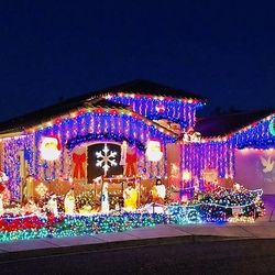 Christmas And Halloween Light Decorations Installed Iand Takedown