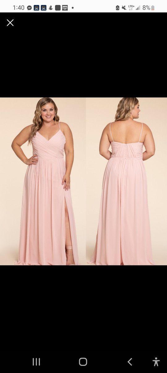 Hayley Paige Style 5951 Size 18 Rose