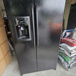 Free Working GE Refrigerator And GE Washer, Whirlpool Dryer Not Working - Must Take All 3